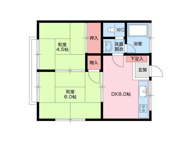 賃貸物件 住付店舗 三島市安久 1f 12坪 2f 2dk マツキ不動産 Tel 055 977 5125